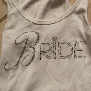 VICTORIAS SECRET BRIDE WIFE BEATER TANK TOP